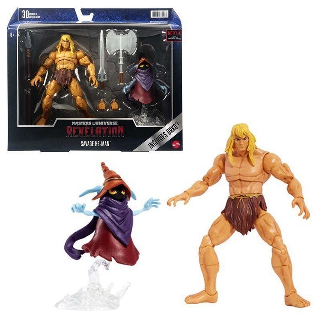 Boneco Masters Of The Universe Motu Revelation Savage He-Man Gyy41 Mattel