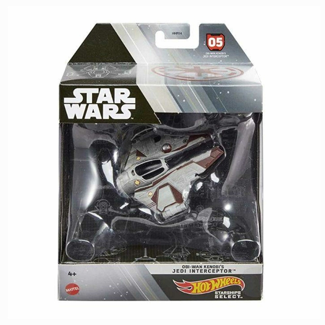Hot Wheels Star Wars Starships Select Obi-Wan Jedi Interceptor 05 Hhr14 Mattel