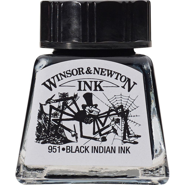 Tinta Desenho Winsor & Newton 14ml Black Indian 1005030