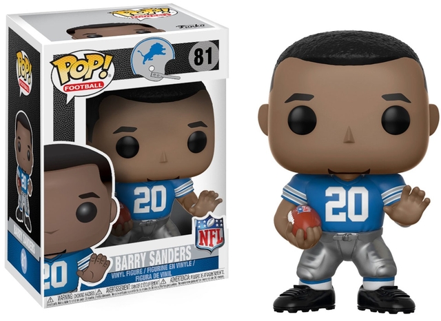 Boneco Funko Pop Football Nfl Lions Barry Sanders 81