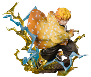 Boneco Articulado - Demon Slayer - Zenitsu Agatsuma - Amarelo