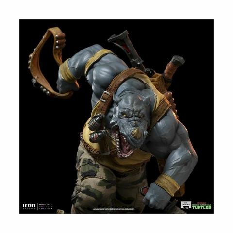 Rocksteady - 1/10 BDS Art Scale - Teenage Mutant Ninja Turtles - Iron Studios