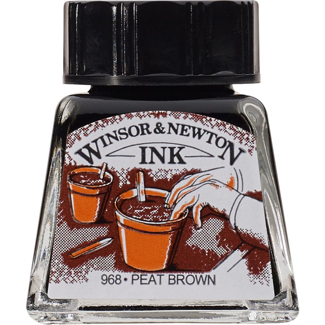 Tinta Desenho Winsor & Newton 14ml Peat Brown 1005469