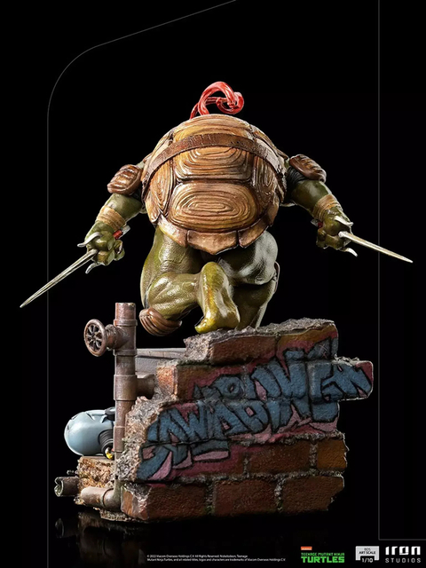 Raphael 1/10 Teenage Mutant Ninja Turtles Iron Studios Já Exposta