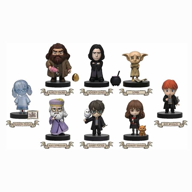 Harry Potter MEA-035 Set Com 8 Personagens Mini Egg Attack Beast Kingdom