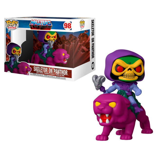 Boneco Funko Pop Masters Of The Universe Skeletor On Panthor 98