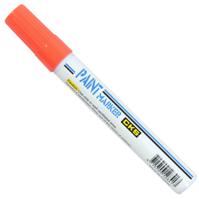 Marcador Permanente CKS Paint Marker Laranja