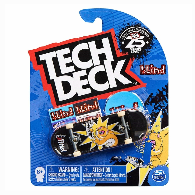 Tech Deck Skate De Dedo 96mm Blind Esquilo 2890 Sunny Spin Master