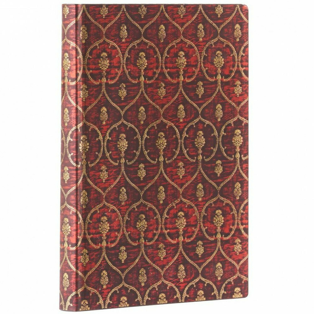 Caderno Paperblanks Red Velvet 18x13 Cm Pautado Capa Flex 9631-3