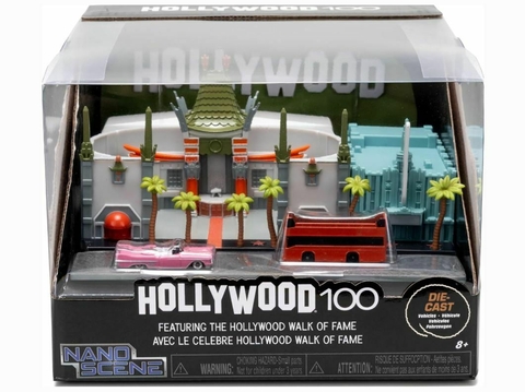 Diorama Hollywood Calçada da Fama Die Cast Jada Toys 34807