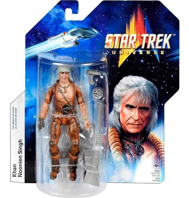 Star Trek Jornada nas Estrelas Khan Noonien Singh 12 Cm 3562 Playmates Sunny