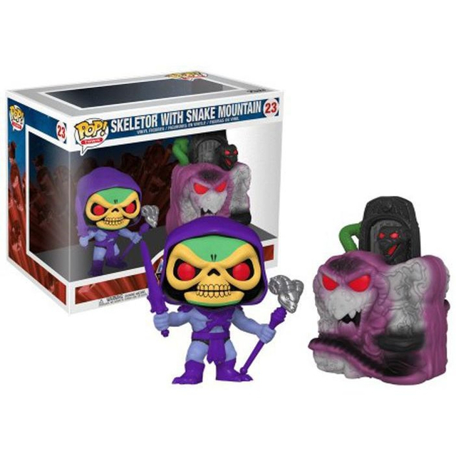 Boneco Funko Pop Masters Of The Universe Skeletor With Snake Mountain 23