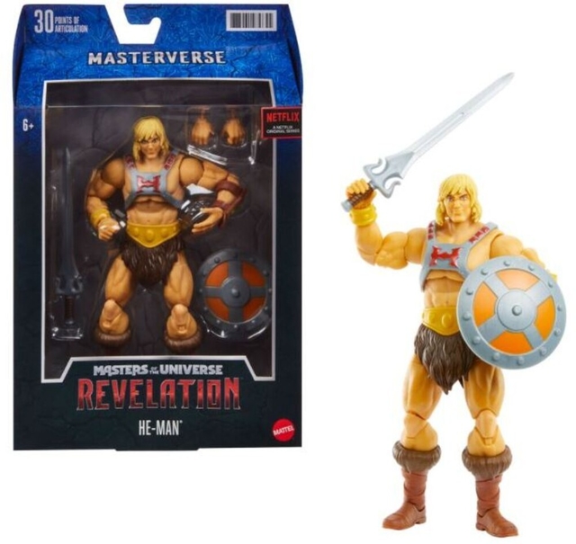 Boneco Masters Of The Universe Motu Revelation He-Man Gyv09 Mattel