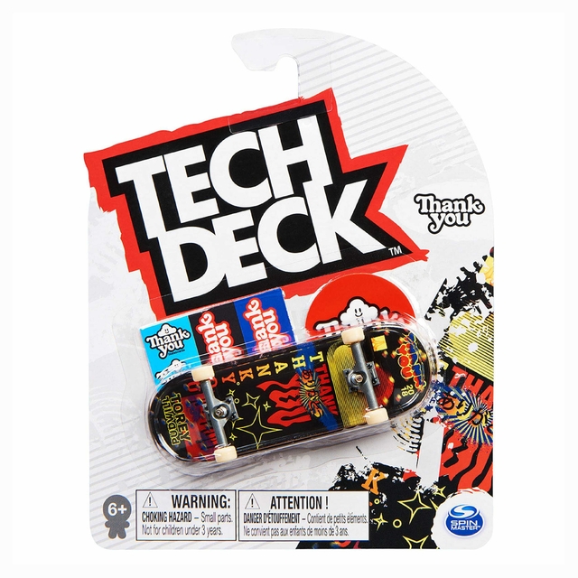 Tech Deck Skate De Dedo 96mm Thank You Preto 2890 Sunny Spin Master