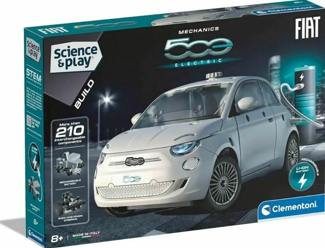 Laboratório Mecânica Fiat 500 Elétrico Ciência e Jogo Fun F0147-6