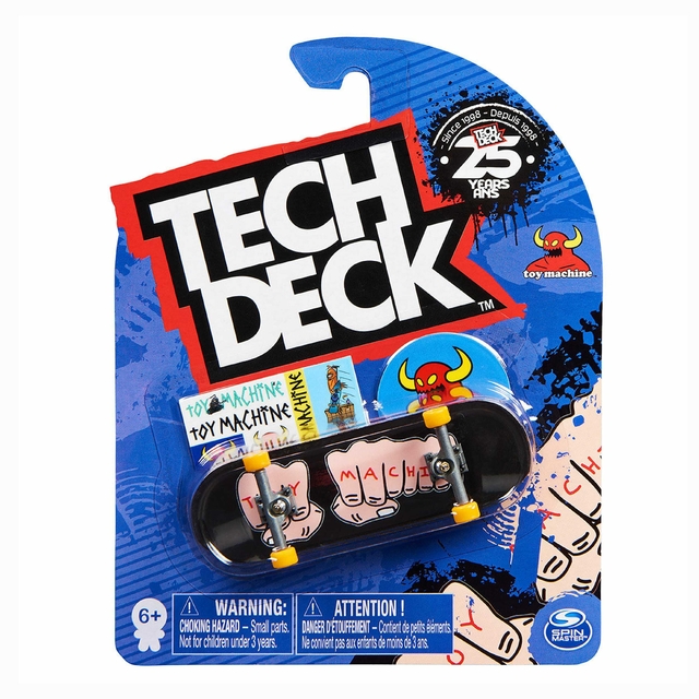 Tech Deck Skate De Dedo 96mm Toy Machine Mãos 2890 Sunny Spin Master