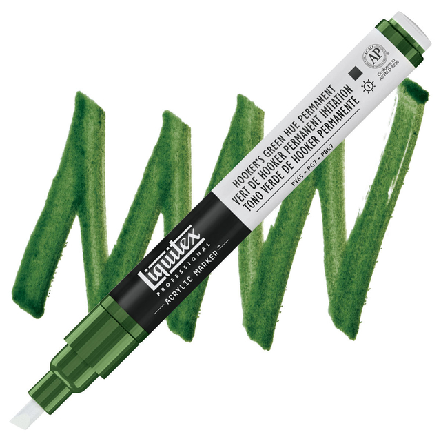 Marcador Liquitex Paint Marker Fine 224 Hookers Green Hue