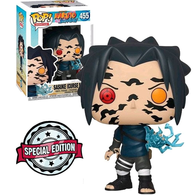 Boneco Funko Pop Naruto Shippuden Sasuke Curse Mark 455 Special Edition