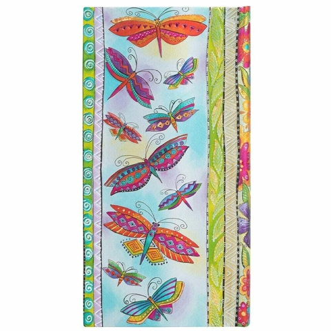 Paperblanks Agenda 2024 Semanal Capa Dura 18x9,5 Cm Hummingbird & Butterflyes 0437-0