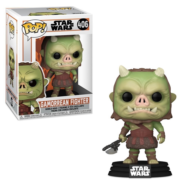 Boneco Funko Pop Star Wars Mandalorian Gamorrean Fighter 406