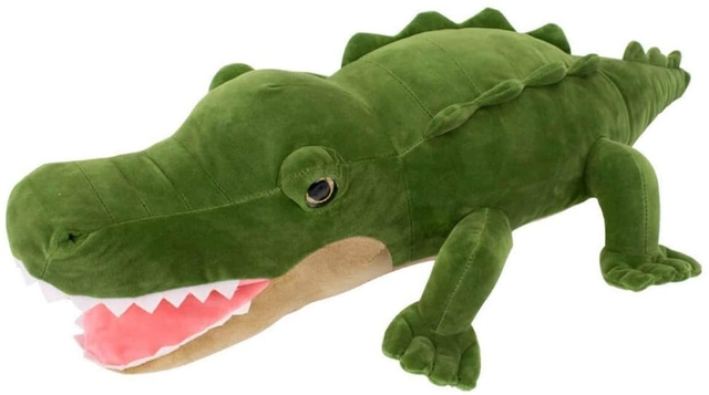 Pelúcia Crocodilo Verde 60 Cm Xt915160 Fofy Toys