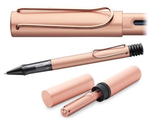 Caneta Tinteiro Lamy Lx - Live Deluxe Rosegold Pena Media