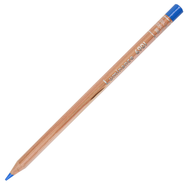 Lápis de Cor Caran Dache Luminance 660 Middle Cobalt Blue