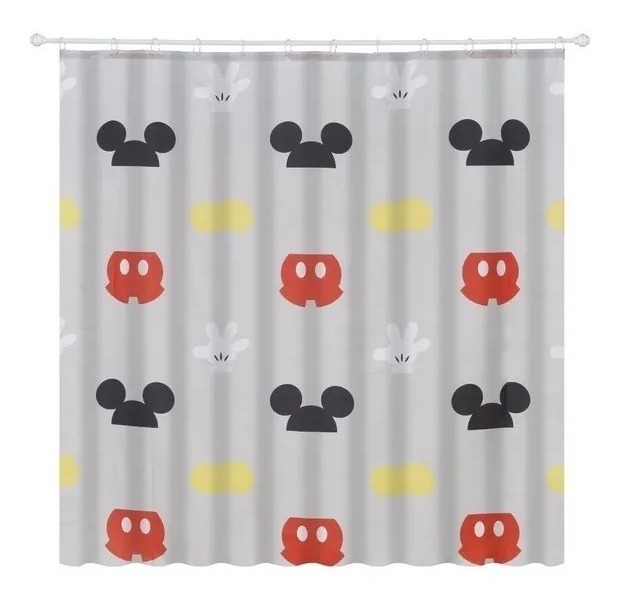 Cortina Mickey Parts Box 100% Poliéster 180x180cm 483003