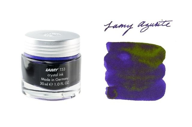 Frasco De Tinta Lamy Crystal Ink Linha Premium 30ml Azurite