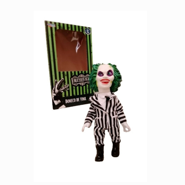 Boneco Beetlejuice Em Vinil Licenciado Warner Bros 38 cm