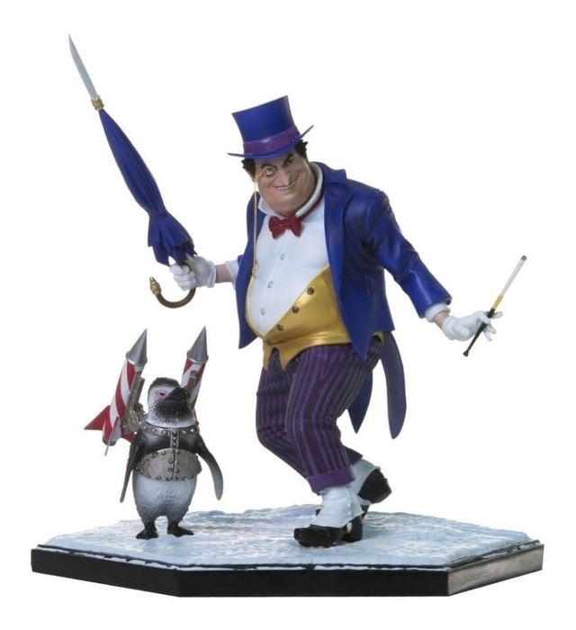 Penguin 1/10 Deluxe Versão Exclusiva Dc Comics Iron Studios Já Exposta