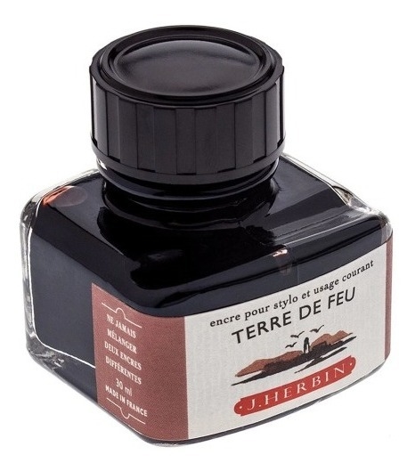 Tinta Para Caneta Tinteiro Terre De Feu Herbin 30ml