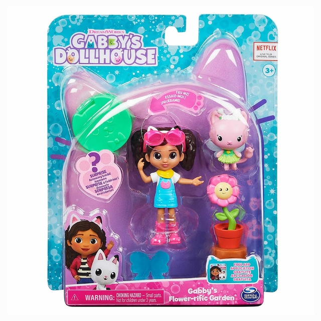 Gabby's Dollhouse Conjunto Gabby's Flower-rific Garden 3071 Sunny Spin Master