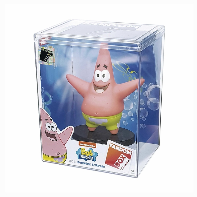 Fandom Box Bob Esponja Patrick Estrela 023 - 10 Cm - Líder Brinquedos