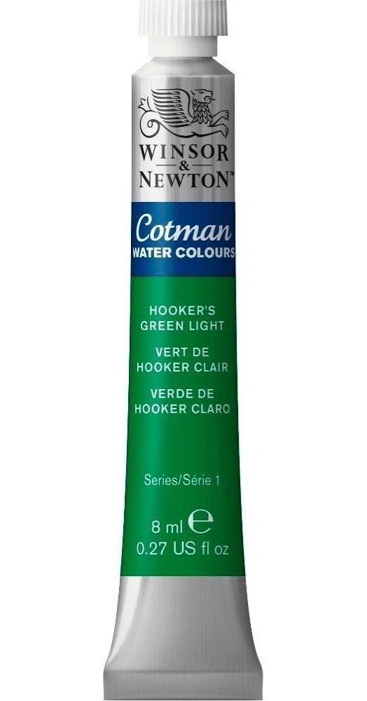 Aquarela Winsor Newton Cotman Hookers Green Light 0303314