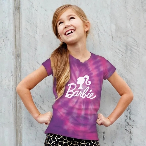 Kit Tie Dye Da Barbie Com Camiseta Tamanho G Fun 87029