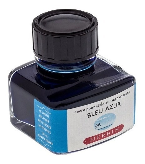 Tinta Para Caneta Tinteiro Bleu Azur Herbin 30ml