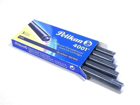 Cartucho De Tinta Azul Negro Pelikan Gtp5 4001 Para Tinteiro