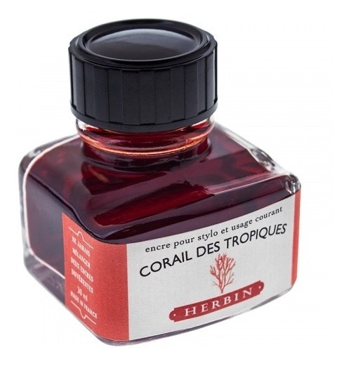 Tinta Para Caneta Tinteiro Corail Des Tropiques Herbin 30ml