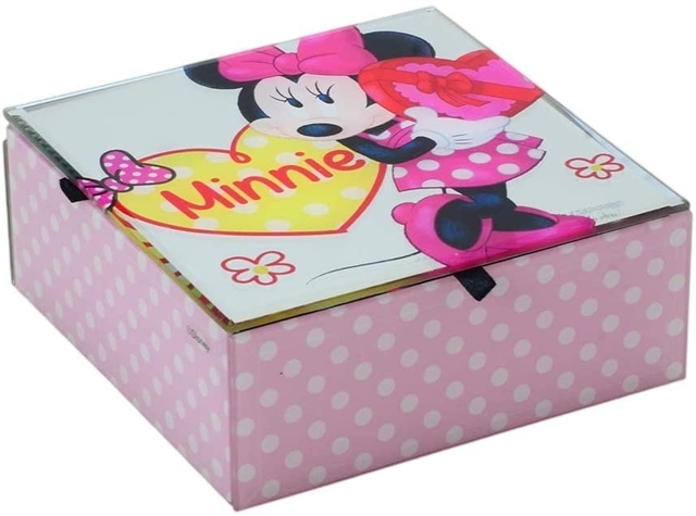 Porta Joias Minnie Mouse Rosa Disney 8248