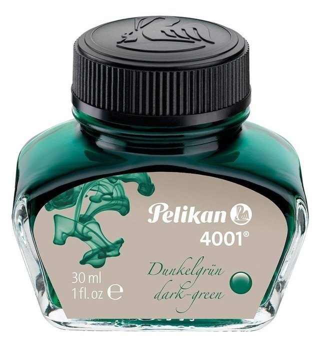 Tinta Pelikan 4001 Engarrafada - Verde Escuro 30 Ml- 300056