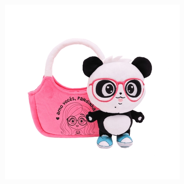 Luluca Pandalu Panda na Bolsinha (amo vocês, pandinhas!) Rosa- Fun F01077