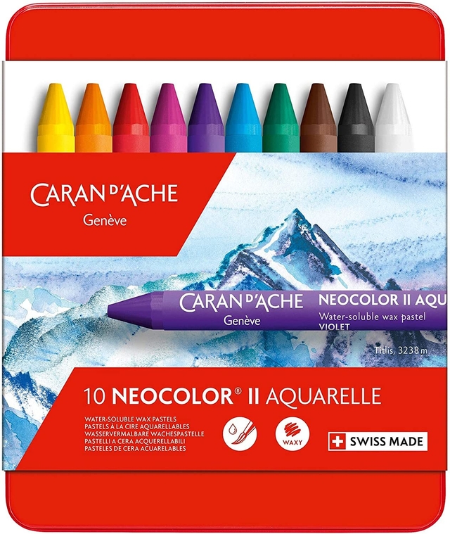 Caran D'Ache Giz Aquarelável Neocolor II 10 Cores 7500310