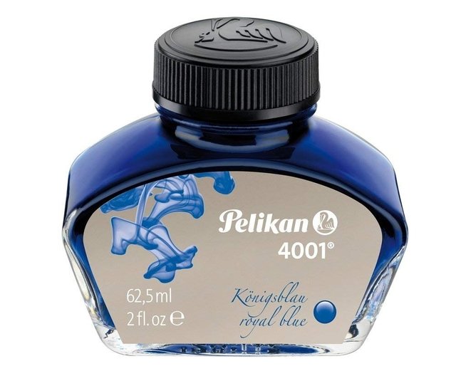 Tinta Pelikan 4001 Engarrafada Azul Royal 62,5 Ml 329136