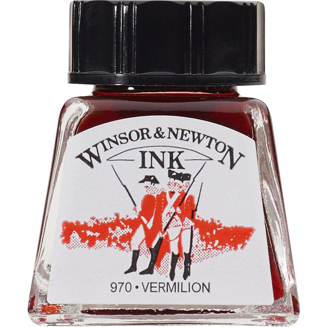 Tinta Desenho Winsor & Newton 14ml Vermilion 1005680