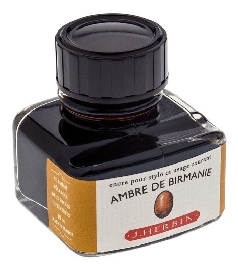 Tinta Para Caneta Tinteiro Ambre De Birmanie Herbin 30ml