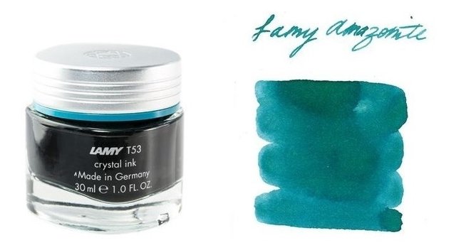 Frasco Tinta Lamy Crystal Ink Linha Premium 30ml Amazonite