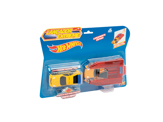 Hot Wheels Carro Lançador Extreme Amarelo F00627 Fun