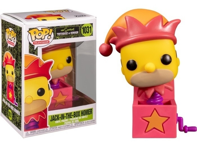 Boneco Funko Pop The Simpsons Homer Jack-in-the-box 1031