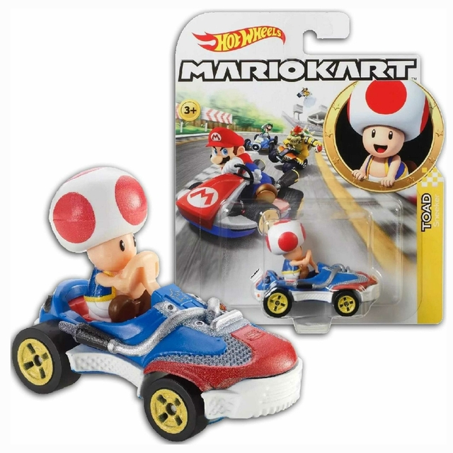 Carrinho Hot Wheels Mario Kart Toad Sneeker Gbg25 Mattel